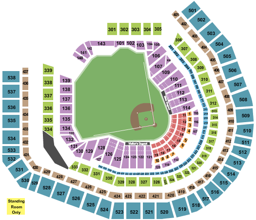 New York Mets Opening Day 2019 Tickets April 4th Citi Field New York Mets Seating Chart